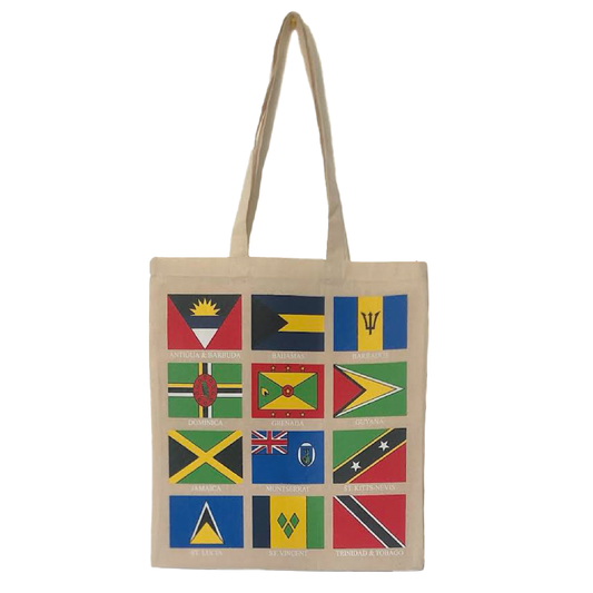 Caribbean Flags Tote Bag