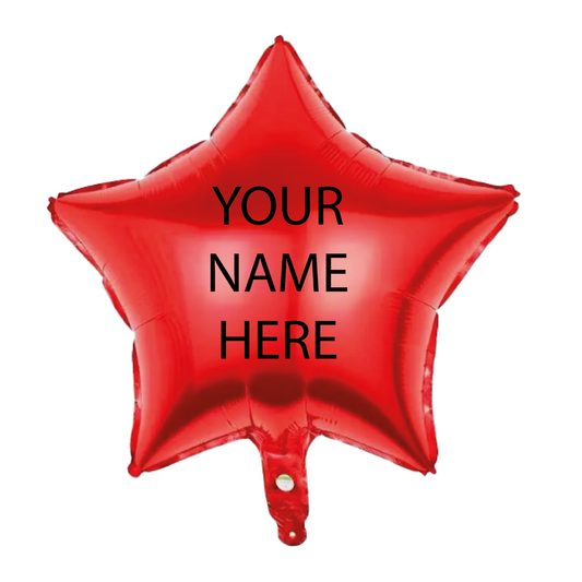 Custom Star Foil Balloon